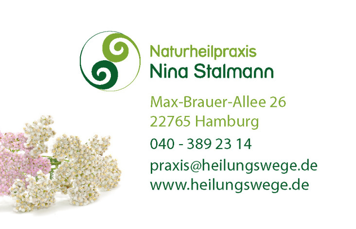 Visitenkarte – Naturheilpraxis Nina Stalmann – Hamburg Altona