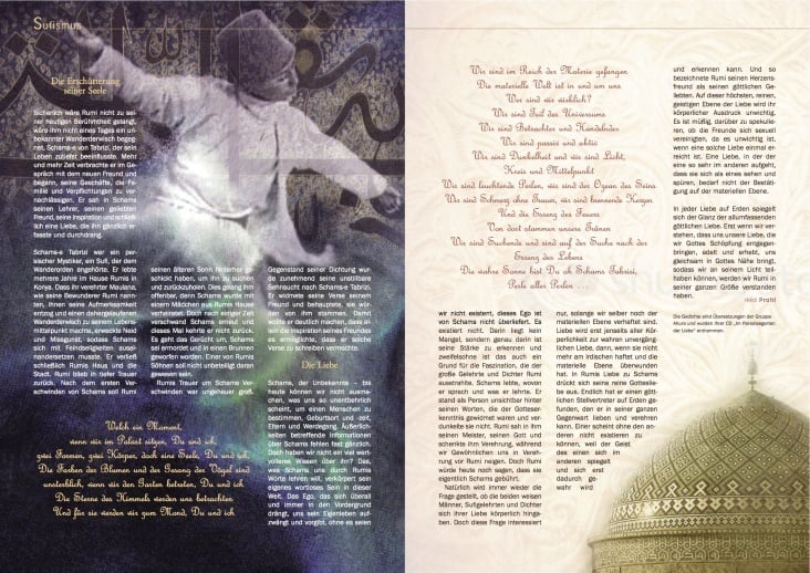 Layout / Illustration / Produktion. Artikel. Rumi