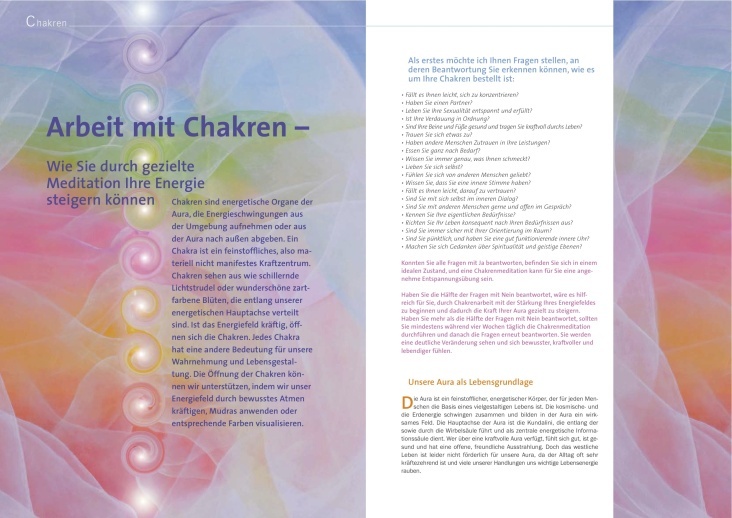 Layout / Produktion. Artikel. Chakren