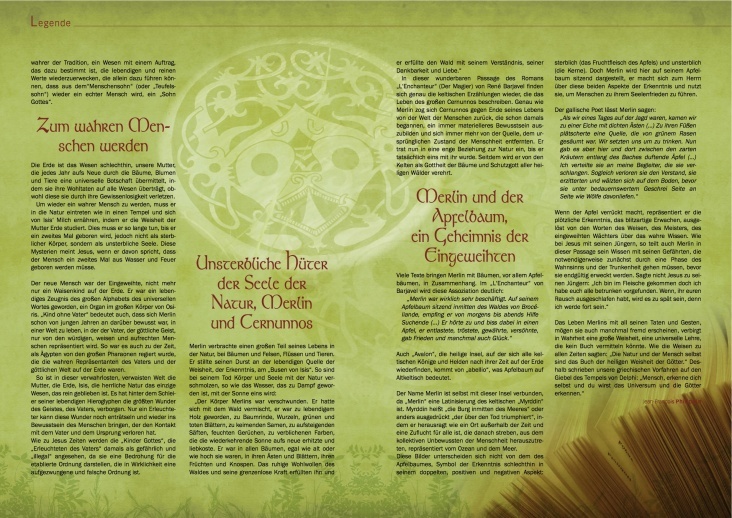 Layout / Produktion / Illustration. Artikel. Merlin