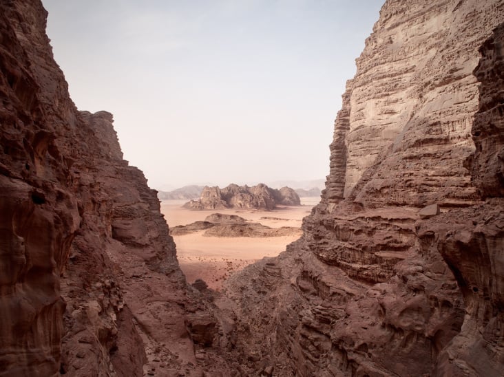 7 pillars walk, Wadi Rum, Jordanien