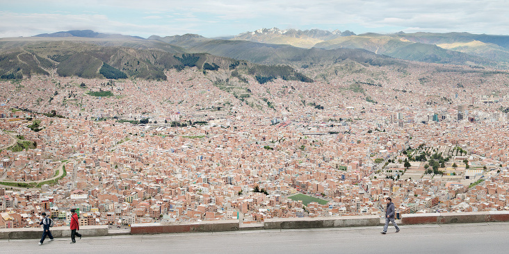 La Paz Panorama Stadtansicht