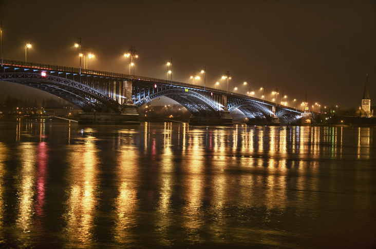 HDR Mainz Theodor Heuss Brücke