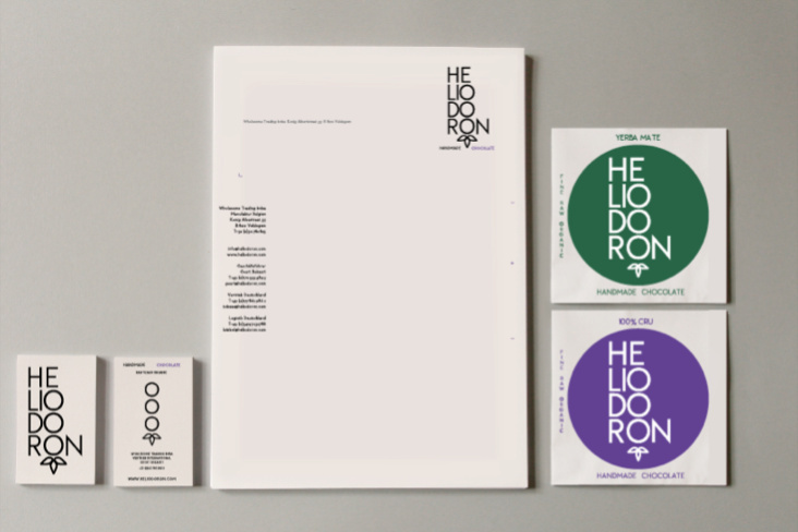 Heliodoron, Corporate Design for a belgian chocolate manufacturer