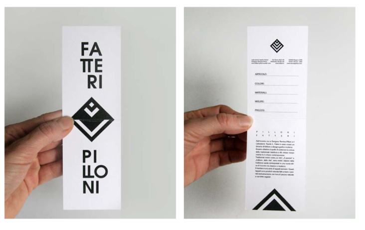 Editorial, Flyer & Pricetag for Fatteri|Pilloni