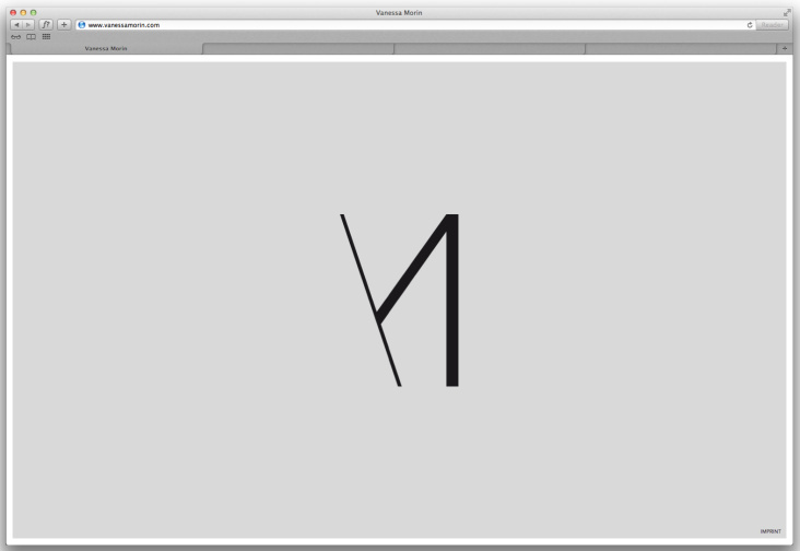Logo und Signet für das Modelabel Vanessa Morin