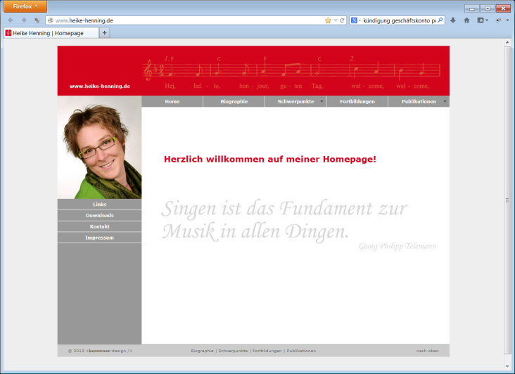 Website Heike Henning (Musikpädagogin) | Startseite