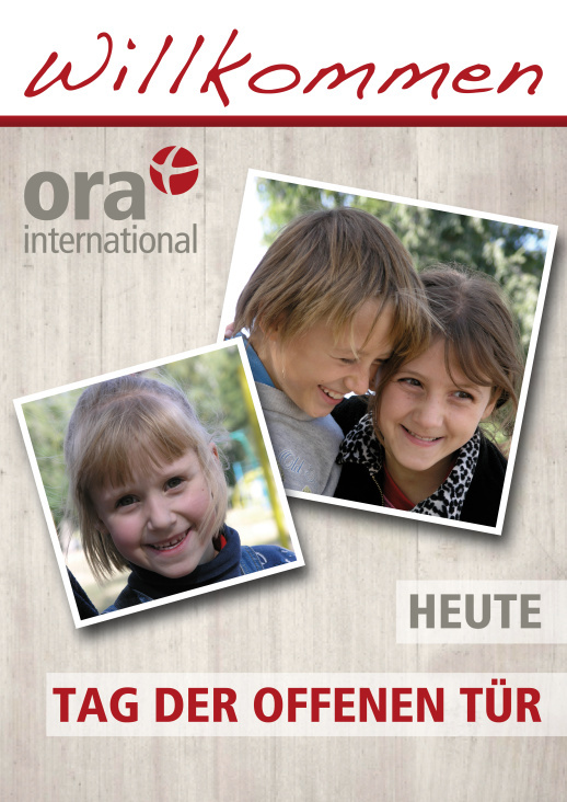 Plakat für ORA International