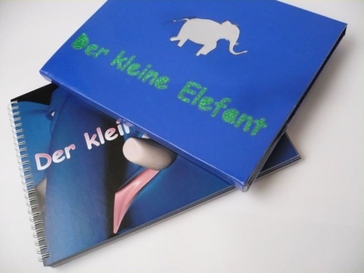 Der kleine Elefant Schuber und Buch1