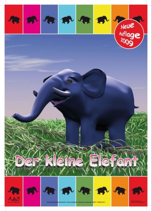 Kinderbuchelefant Plakat