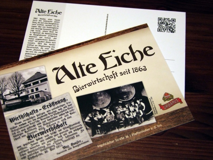 Alte Eiche – Flyer/Postkarte