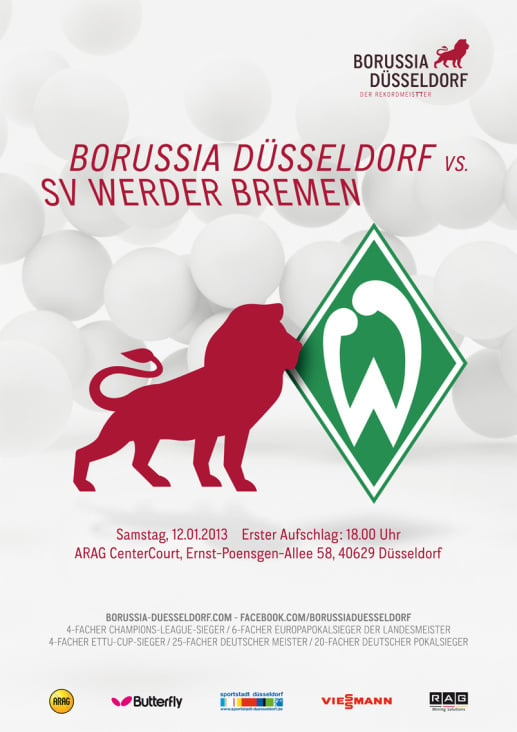 09 borussia düsseldorf spieltagsplakat tischtennis