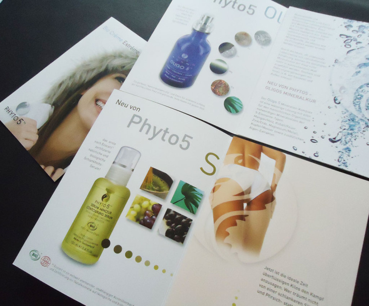 Phyto5 Folder – Grafische Gestaltung