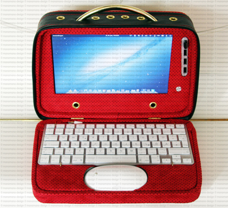 Laptoptasche mit Aktivbox, ursprünglich ein Akkord U62