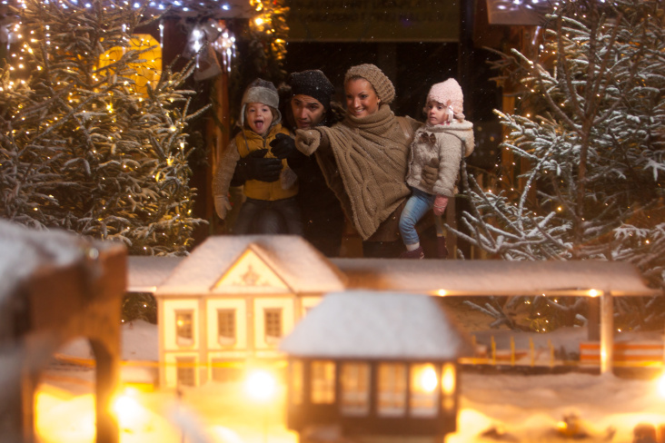 imageaufnahme für den ulmer weihnachtsmarkt