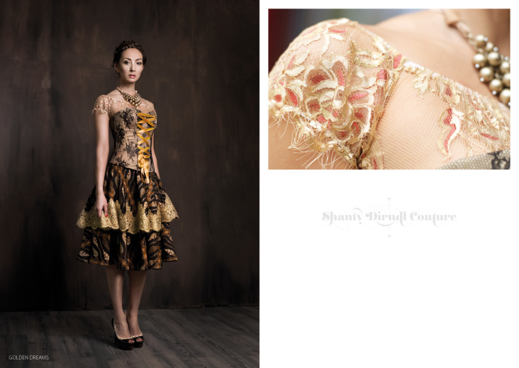 Konzeption und Gestaltung Broschüre für das Modelabel Shanty Dirndl Couture