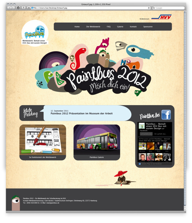 Paintbus 2012 Website