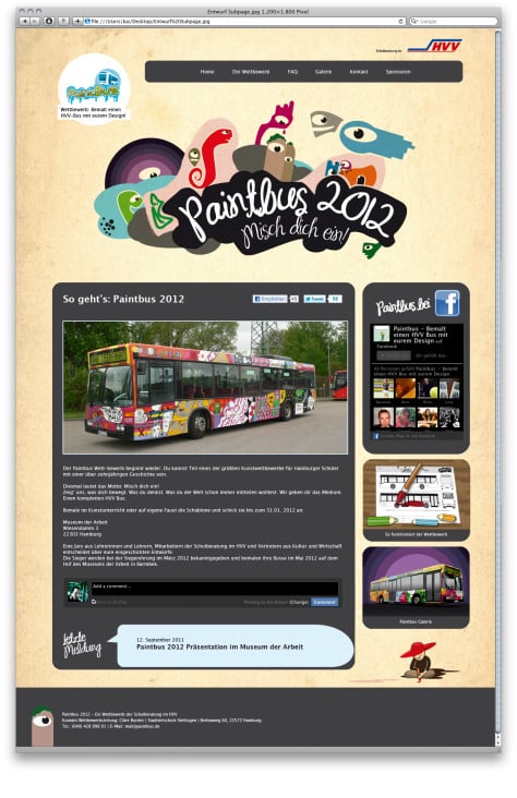 Paintbus Website 2