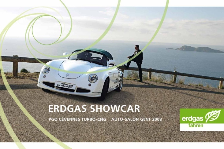 Erdgas – Broschüre Showcar 2008