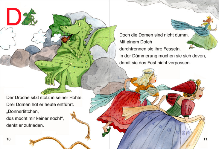 ABC-Buch, D wie Drachen