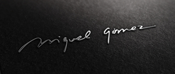 Diseño de logotipo para el diseñador de joyas MIGUEL GOMEZ.