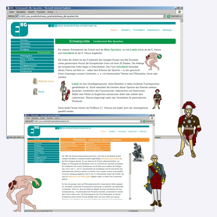 Kompletter Internetauftritt, über 50 Seiten und Unterseiten