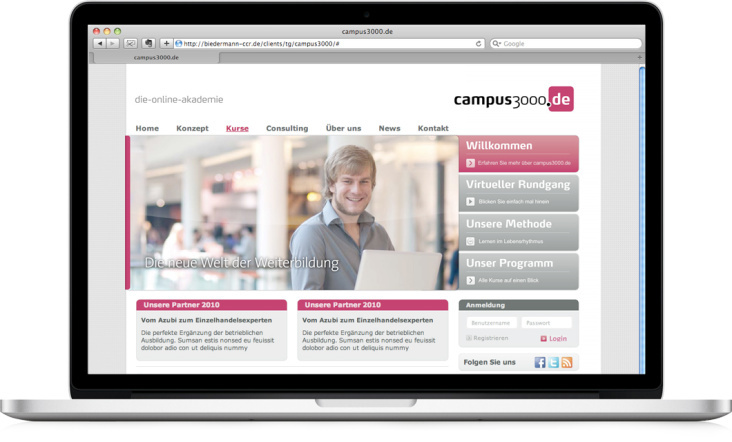 Campus3000.de Website