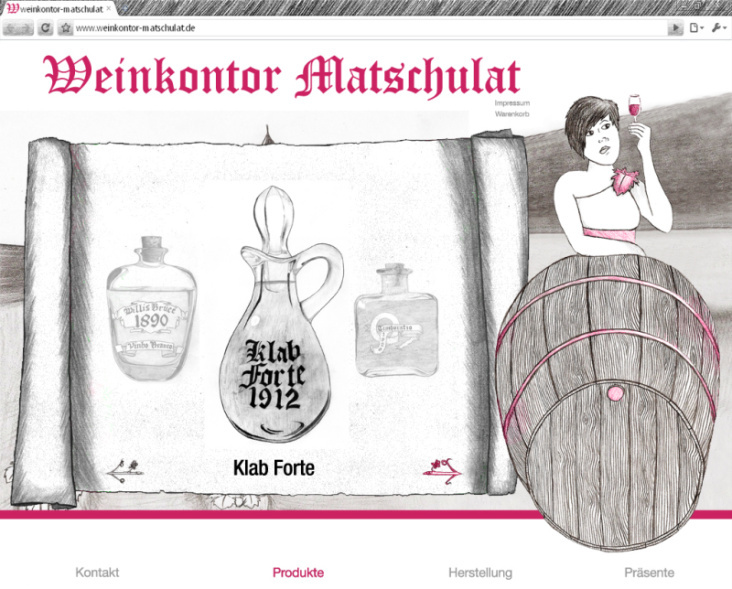 Webdesign Weinkontor Matschulat