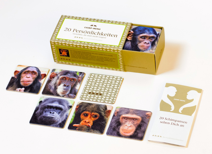 Chimp-Memo für Jane Goodall Deutschland