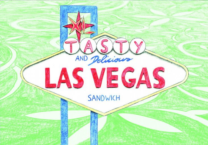 Rezeptgestaltung Las Vegas Sandwich XL