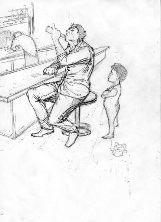 Illustrationsserie zu gesellschaftlichen Problemen