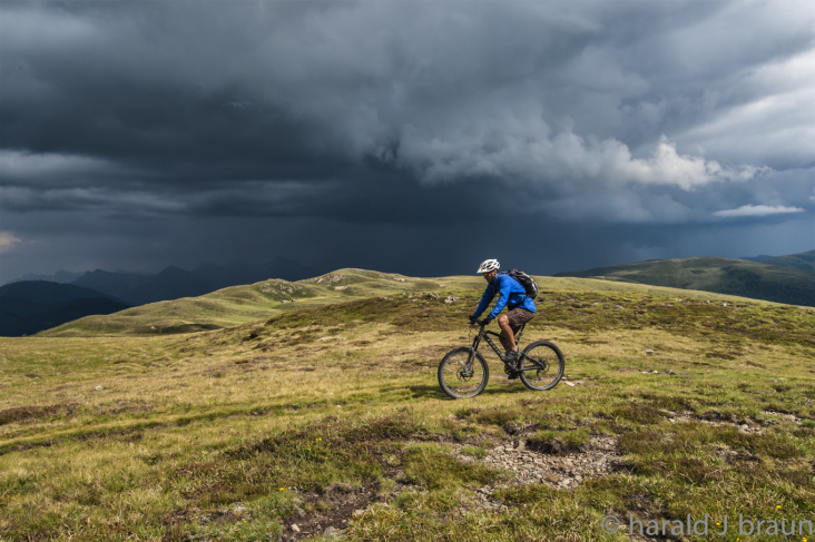 Heavy Weather auf den Astjoch Trails
