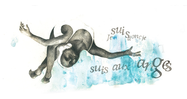 Je Suis Donc, 2012, Bleistift&Aquarell