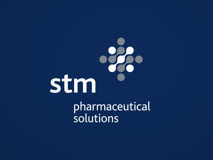 Markengestaltung: Entwicklung der Wort-/Bildmarke für STM Pharma