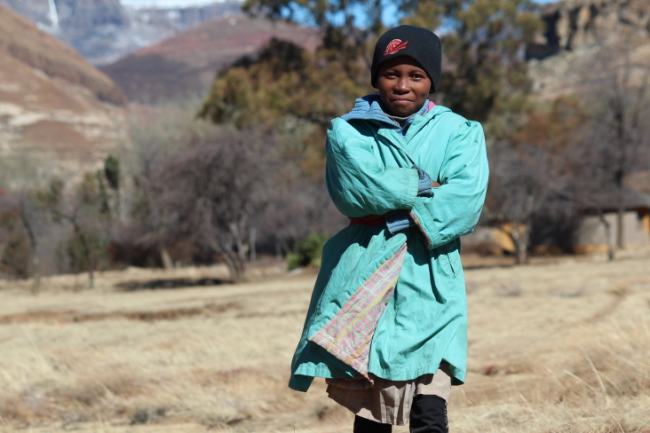 girl in lesotho