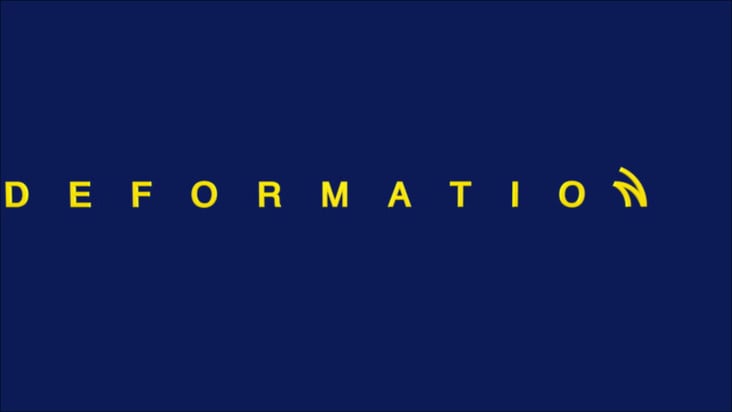 Text-Animation „Deformation“ (2013)