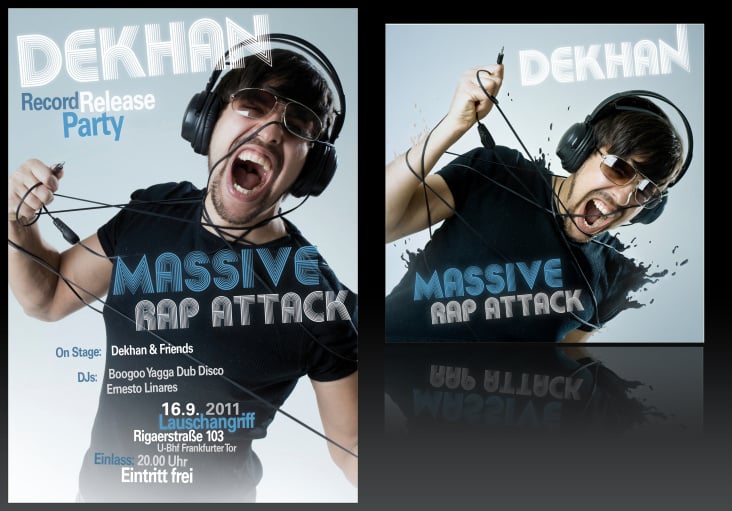 Plakat und CD-Cover Dekhan Massive Rap Attack