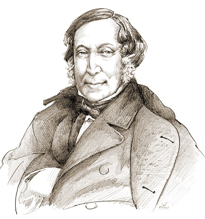 Strichzeichnung Rossini