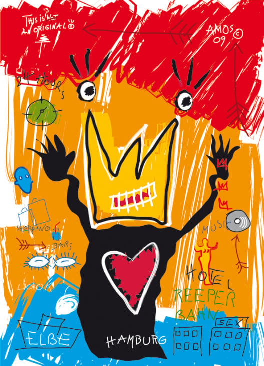 im Stil von Jean Michel Basquiat