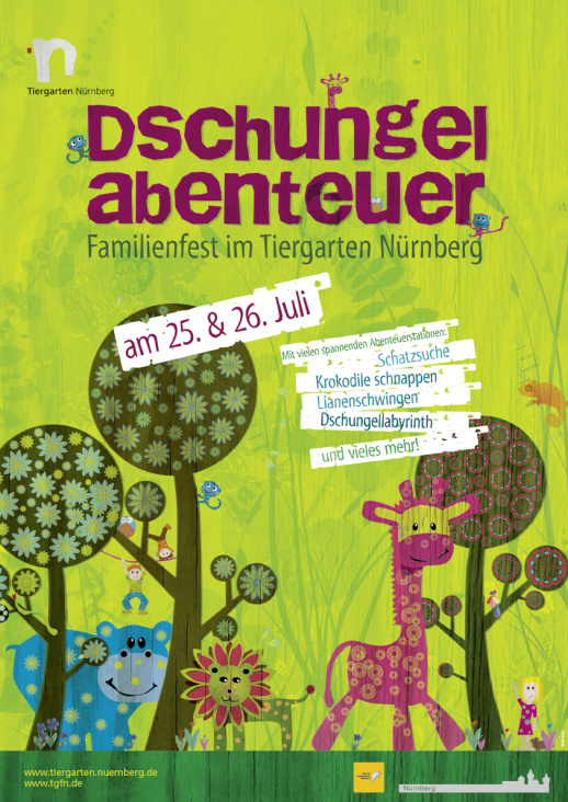 Plakat Tiergarten Nürnberg Sommerfest