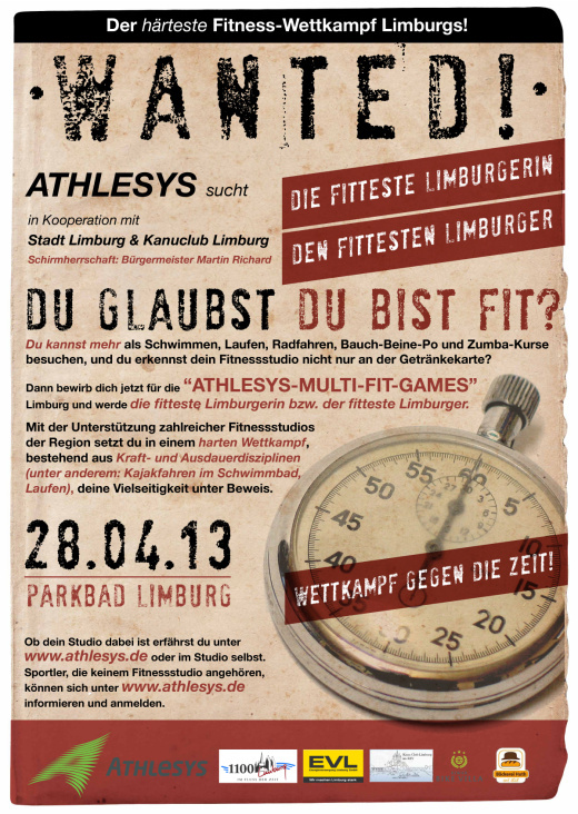 Plakat X-Fit-Games Limburg 2013