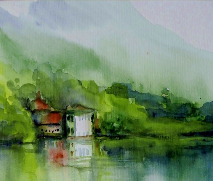 AQUARELL LANDSCHAFT