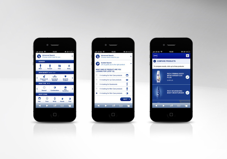 Nivea – Product Finder