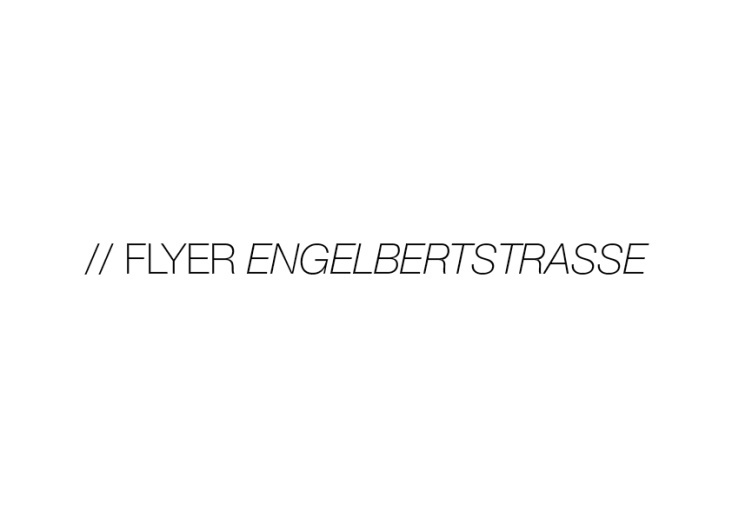 // FLYER DESIGN_Engelbertstrasse_Fashion Boutiques, Cologne