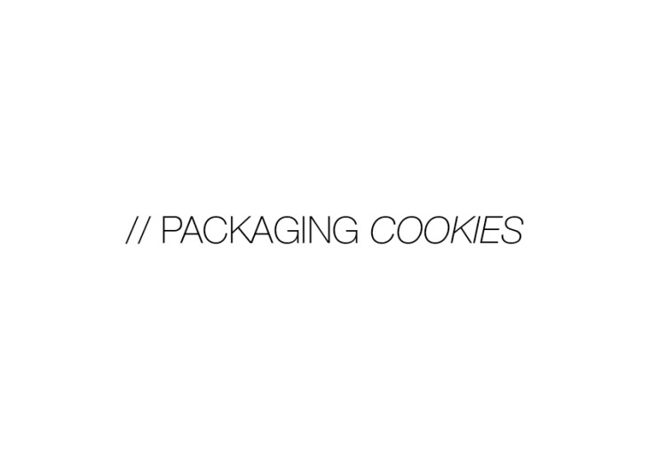 // Packaging_Three different types of cookies, BAU Barcelona