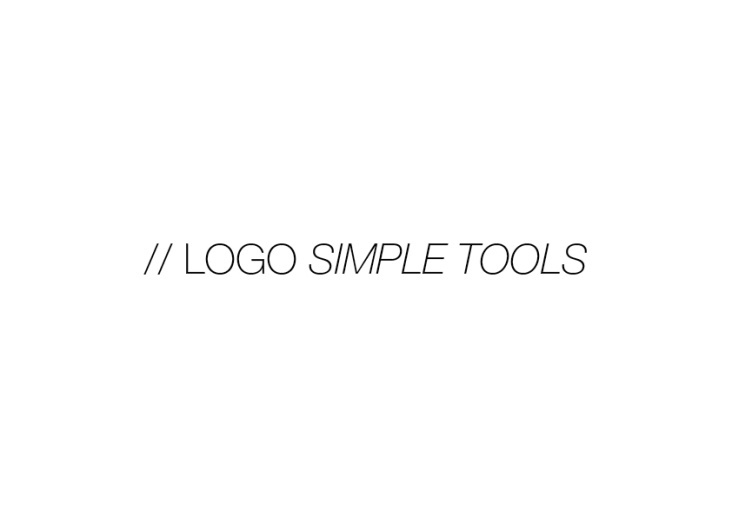 // LOGO DESIGN_Simple tools_Agency „Simple tools“, Munich