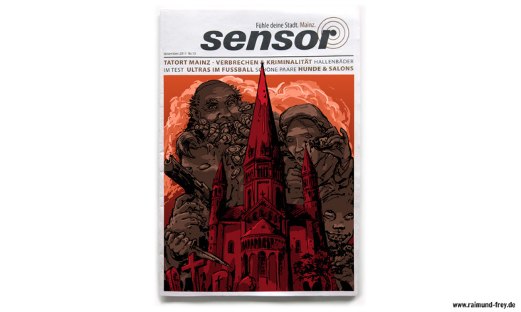 Sensor-Cover „Verbrechen & Kriminalität in Mainz“ Ausgabe 13, November 2011