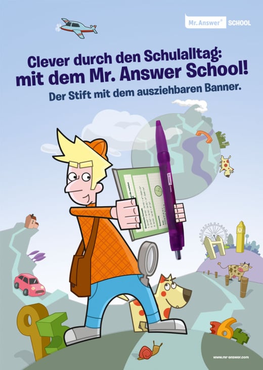 mr answer werbeplakat