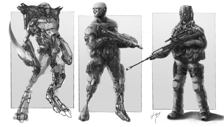 Three Cyborgs