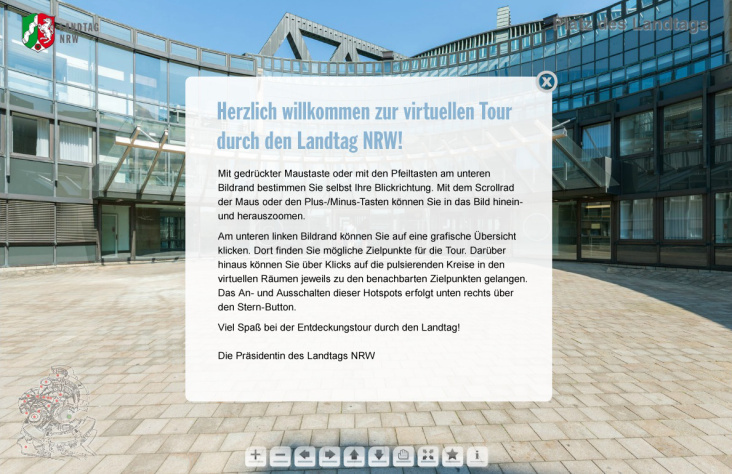 Virtuelle Tour Landtag NRW
